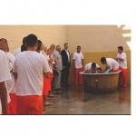 Batismo de apenados na PECAN 1