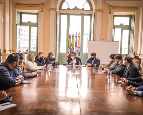 IBRAGET participa de reunião com prefeito de Porto Alegre.