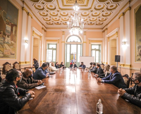 IBRAGET participa de reunião com prefeito de Porto Alegre.
